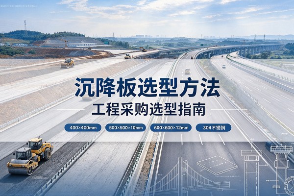 惠安沉降板选择方法