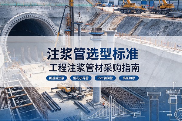 惠安注浆管选型标准