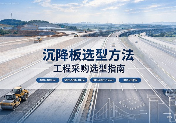 惠安沉降板选择方法