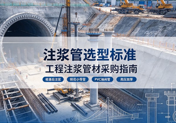 惠安注浆管选型标准